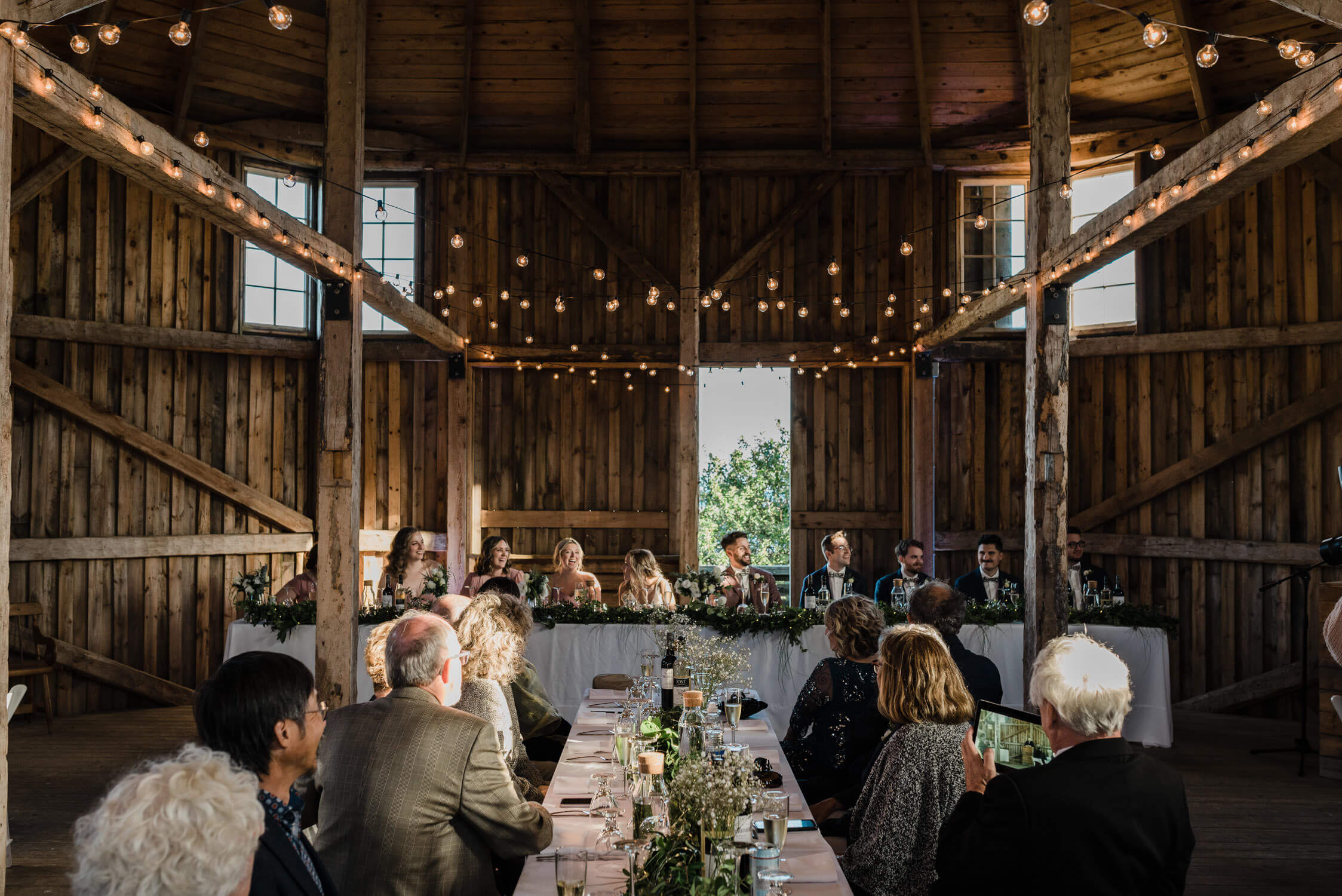 wedding reception at shobac cottages