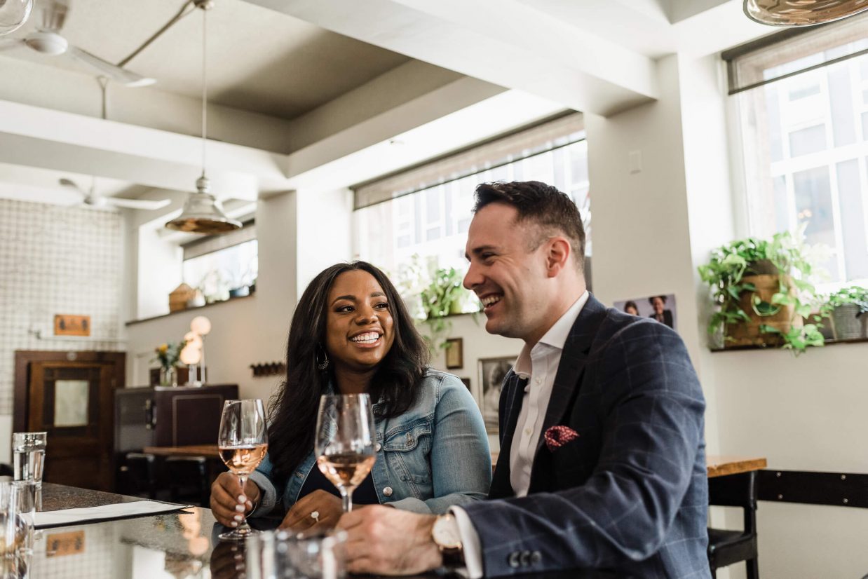 Obladee Wine Bar Engagement Session Rachael Shrum