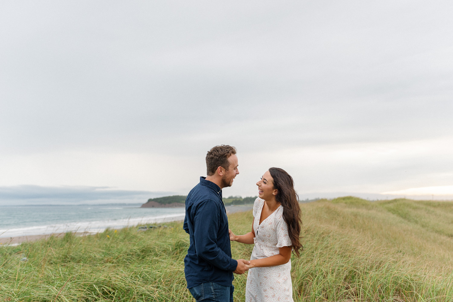 Lawrencetown beach engagement session