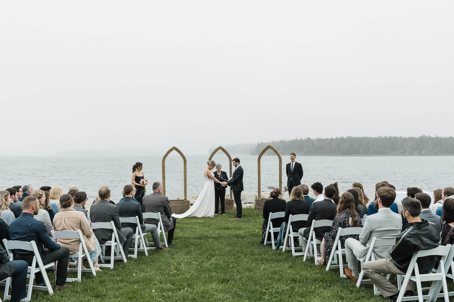 oak island wedding ceremony