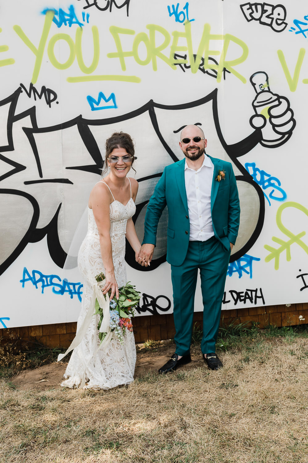 bride and groom at nova scotia wedding