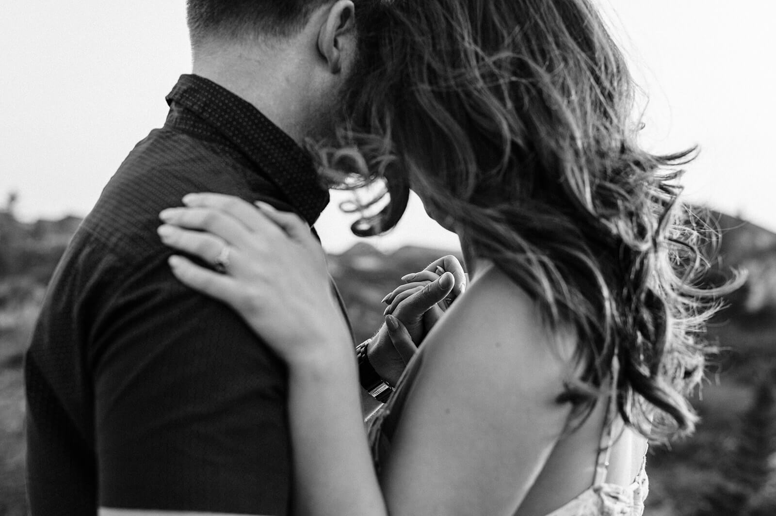 engagement photos at polly's cove