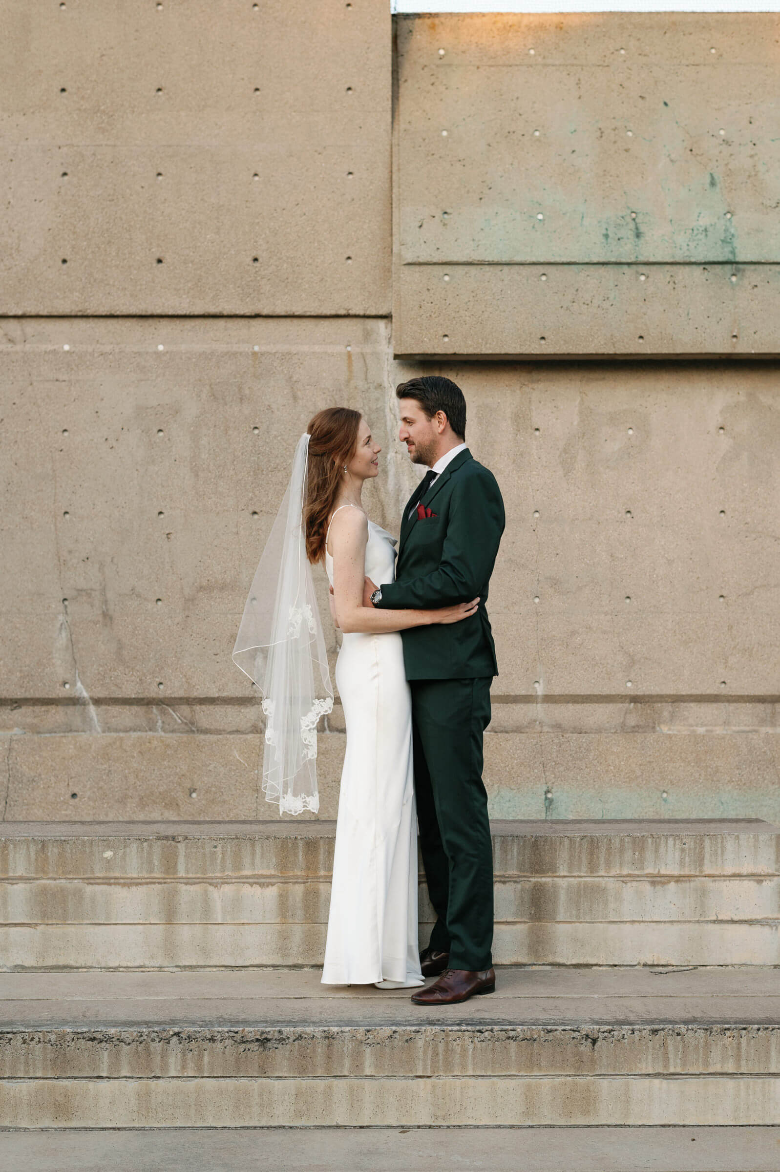 bride and groom wedding portraits in halifax