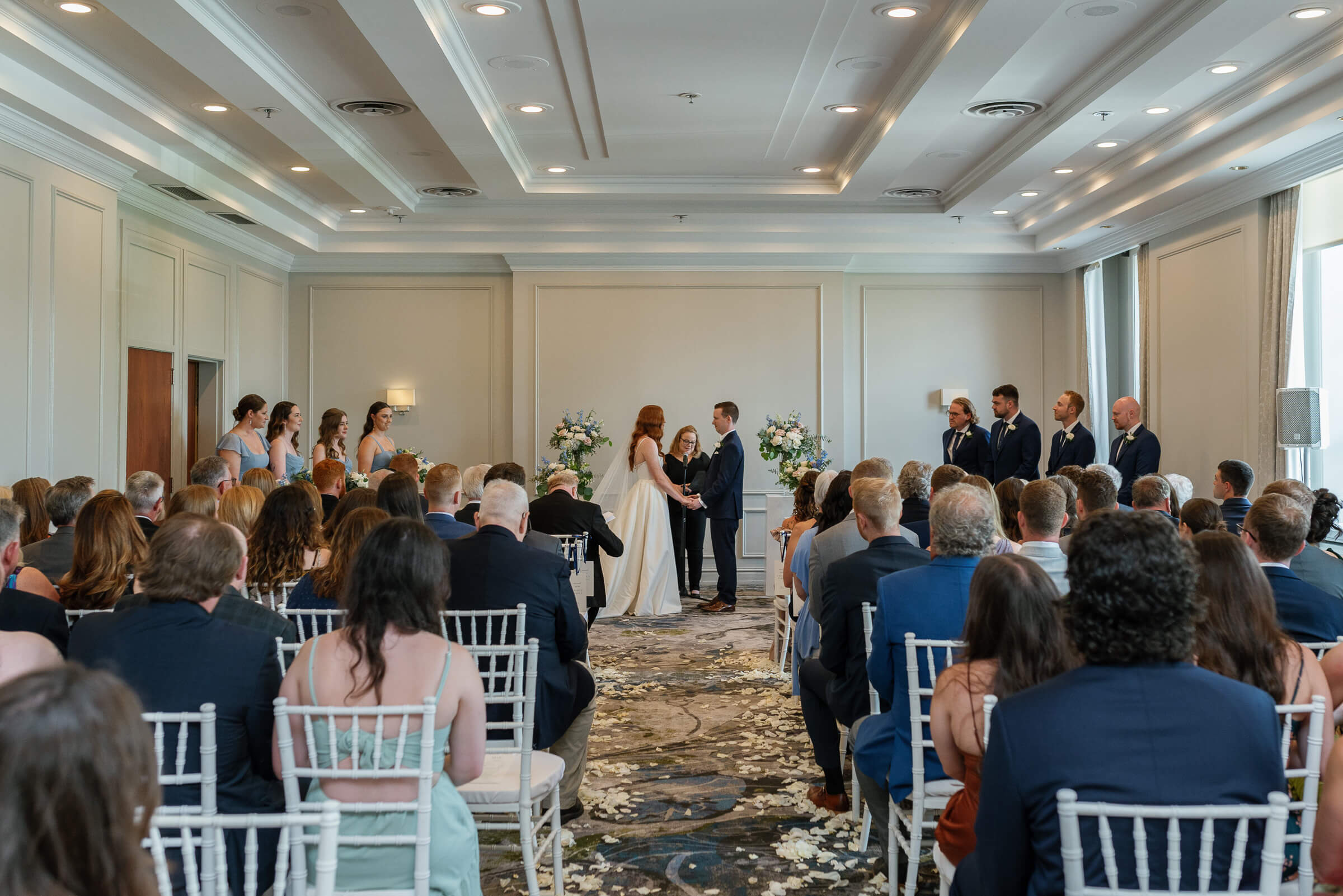 wedding ceremony at the westin nova scotia