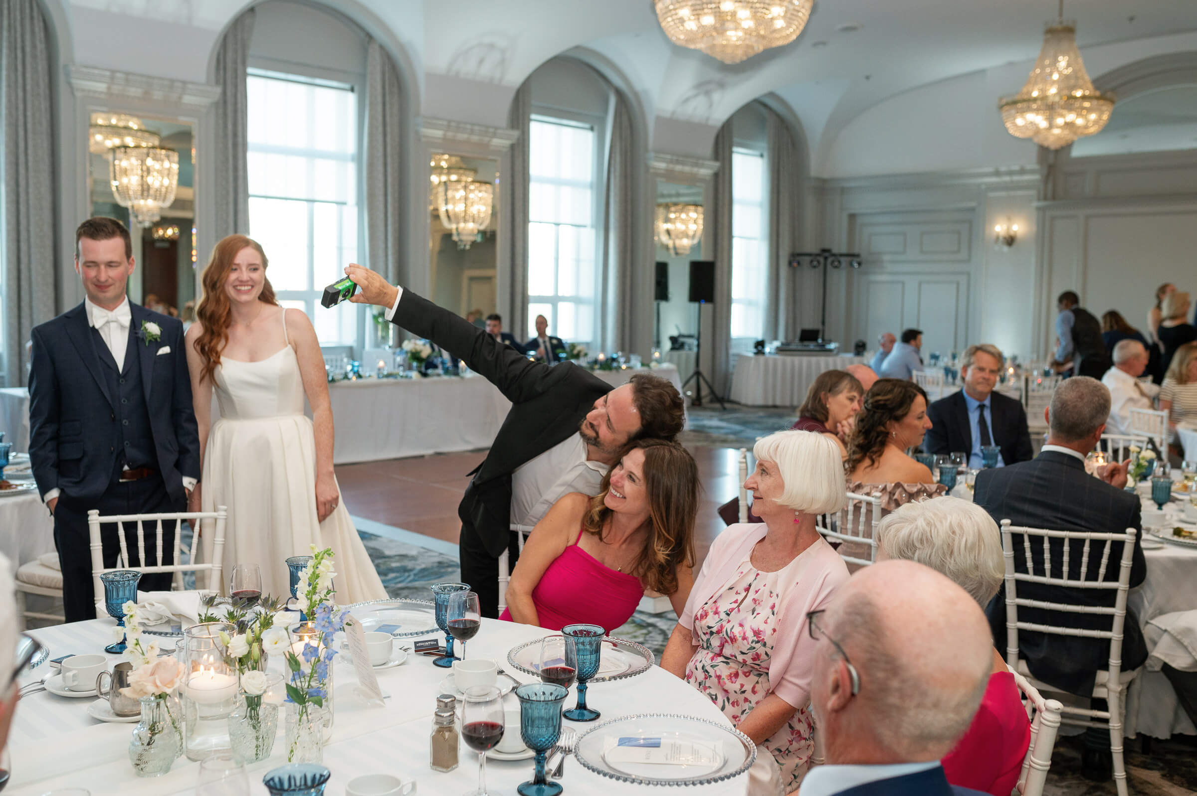 guests at wedding reception taking place at westin nova scotia