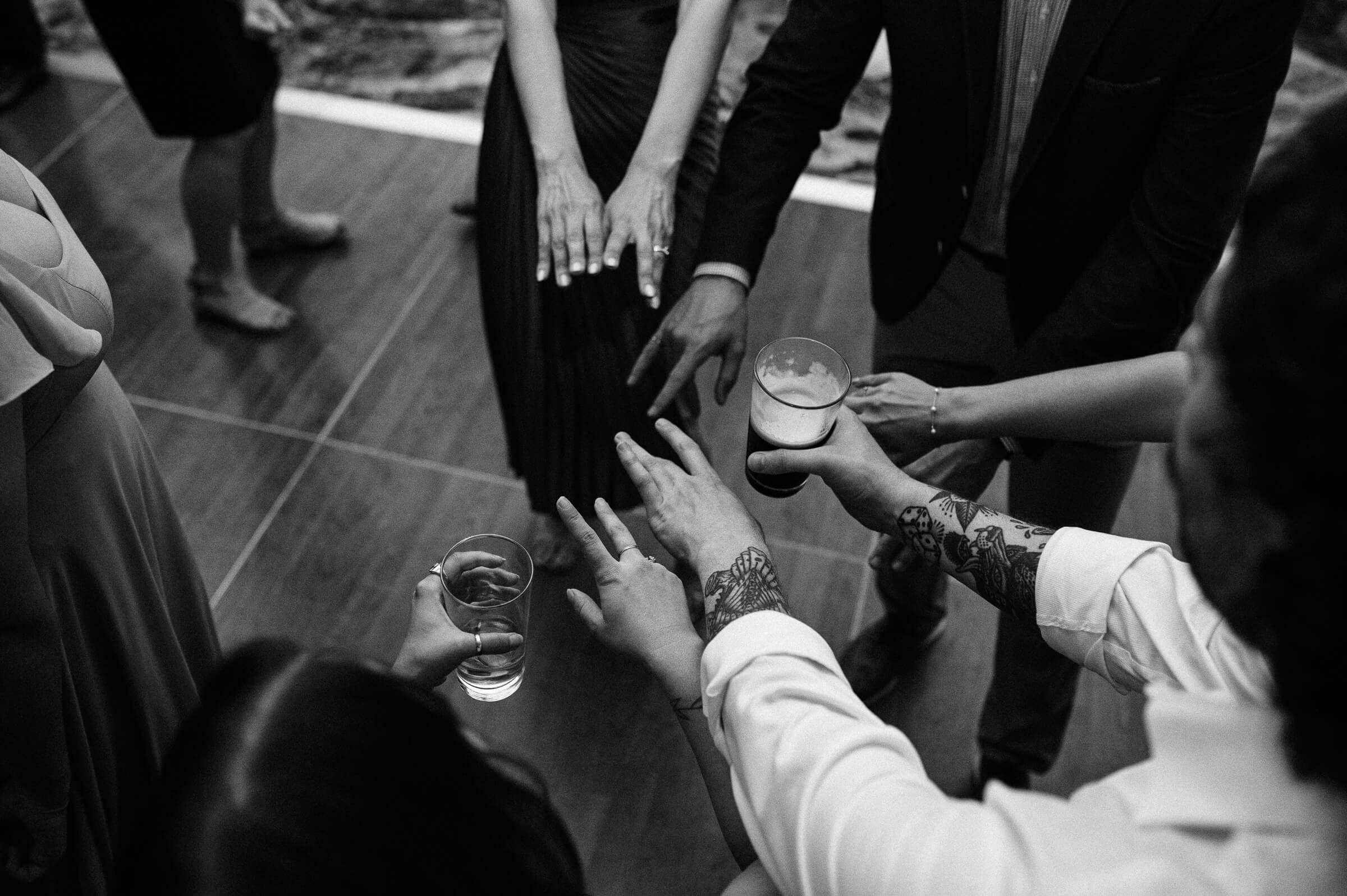 guests dance at westin nova scotia wedding reception